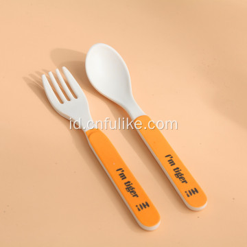 5 Piece Set Peralatan Makan Harimau Bambu